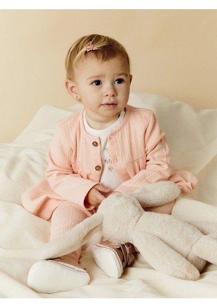 Lcw Baby Pembe Bisiklet Yaka Kız Bebek Takım 3'lü fiyatları