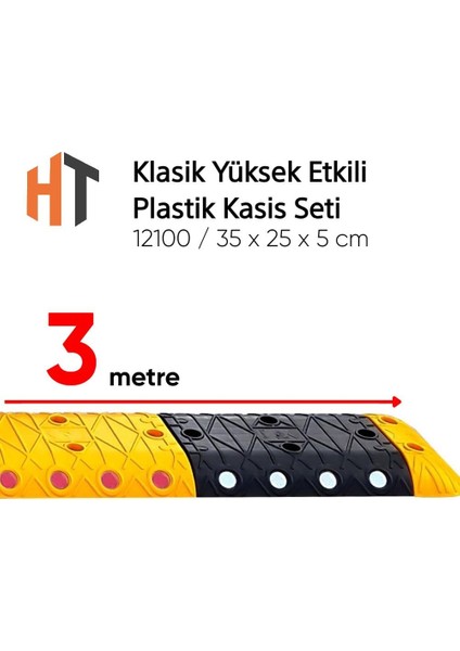 Klasik Hız Kesici Kasis Seti 3 Metre