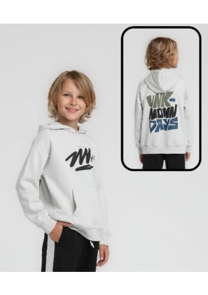 Erkek Kapuşonlu Sweatshirt 25KESC1854