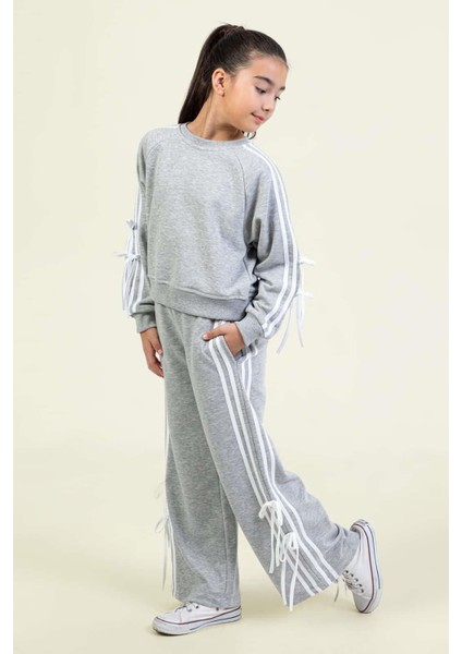 Kız Fiyonklu Eşofman Takım 25KDMB9866 fiyatları