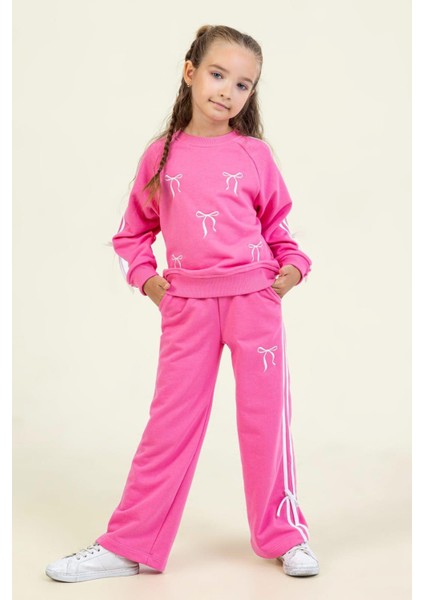 Kız Fiyonklu Eşofman Takım 25KDMB9870 fiyatları