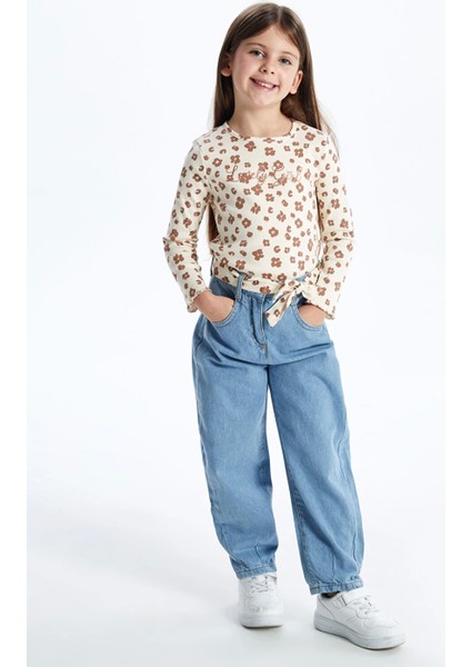 Lcw Kids Mavi Basic Kız Çocuk Jean Pantolon