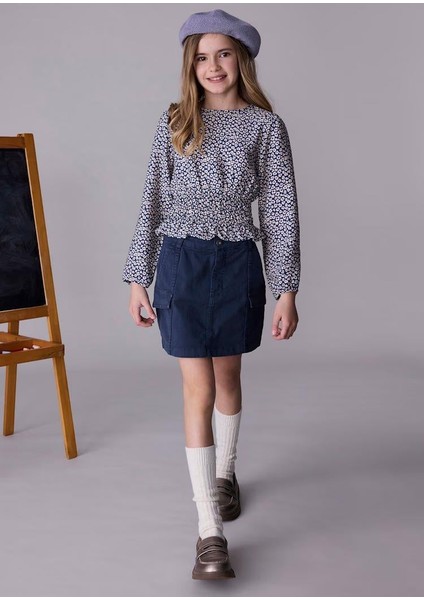 Kız Gabardin Etek 25KMYR7905 fiyatları