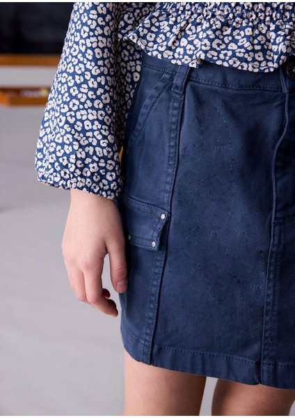 Kız Gabardin Etek 25KMYR7905 modelleri