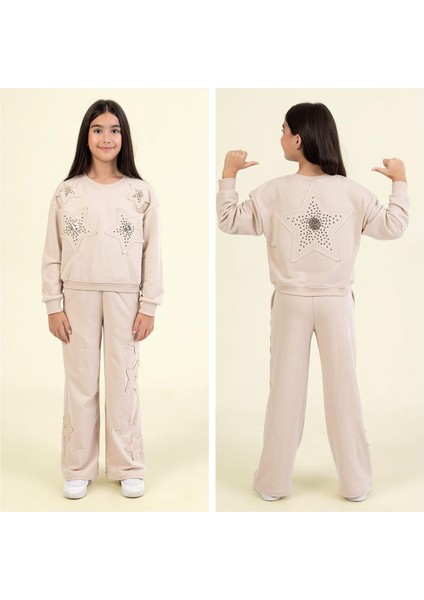 Kız Yıldızlı Eşofman Takım 25KDMB09842 fiyatları