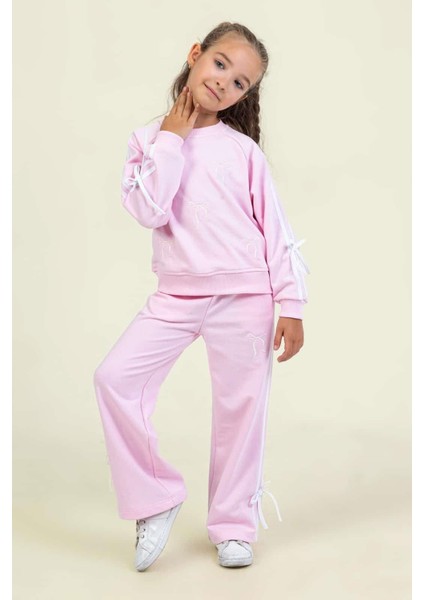 Kız Fiyonklu Eşofman Takım 25KDMB9870 fiyatları