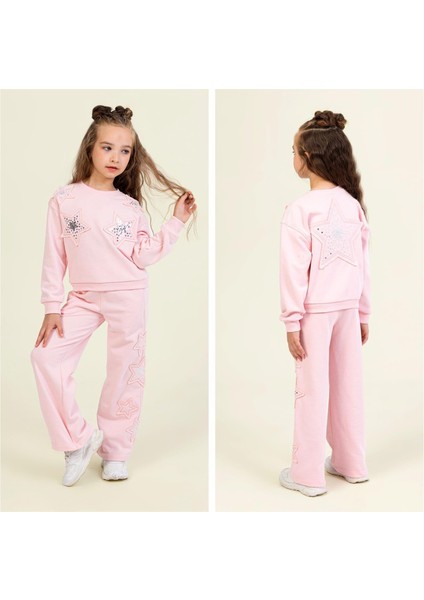 Kız Yıldızlı Eşfman Takım 25KDMB9841 modelleri