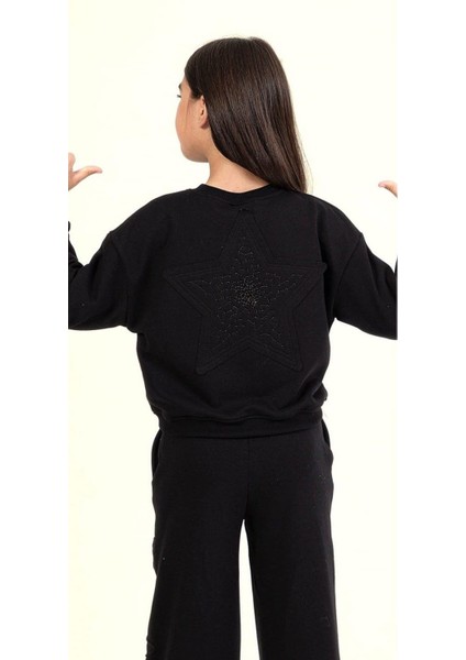 Kız Yıldızlı Eşofman Takım 25KDMB09842 modelleri