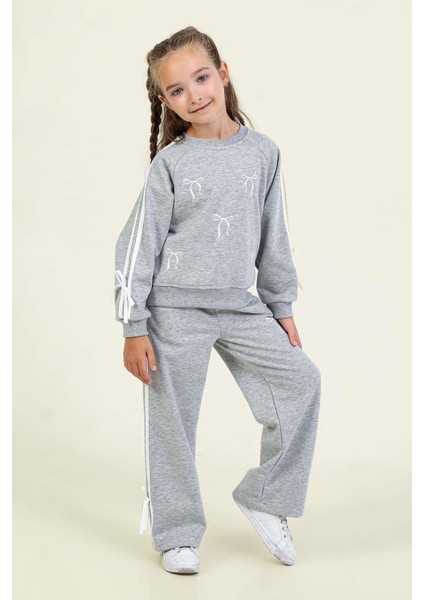 Kız Fiyonklu Eşofman Takım 25KDMB9870