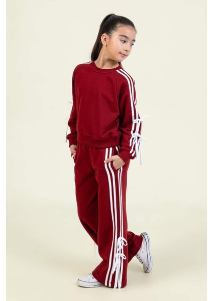 Kız Fiyonklu Eşofman Takım 25KDMB9866 fiyatları