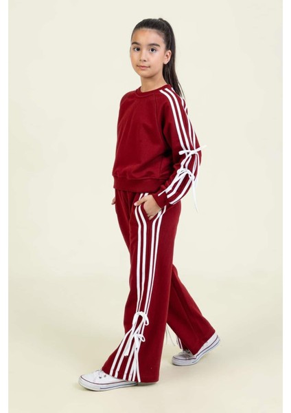 Kız Fiyonklu Eşofman Takım 25KDMB9866 modelleri