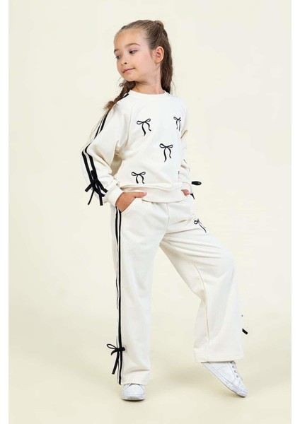 Kız Fiyonklu Eşofman Takım 25KDMB9870