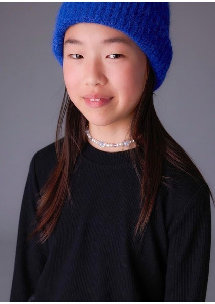 Kız Yapraklı Kazak 25KMYR7030