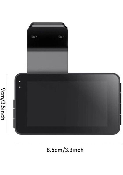 Wifi G-Sensor Gece Görüşlü Ön Arka Kameralı 1296P Hd Ekranlı Araç Kamerası