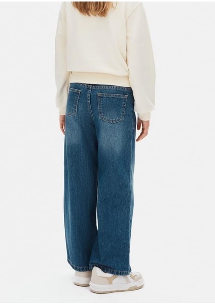 Kız Taşlı Kot Pantolon 25KNK59704 modelleri