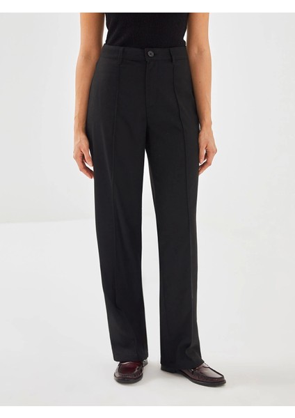 Lcw Vision Siyah Dar Fit Geniş Paça Kadın Pantolon modelleri