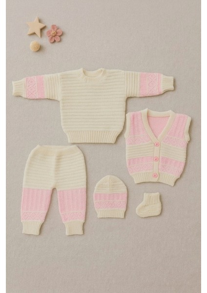 Pembe Masal Bebek Triko Takımı Hastane Çıkışı fiyatları