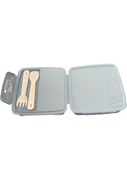 Beslenme Kutusu 4 Bölmeli Robot Buz Mavisi Renk Erkek Figürlü 1 Adet Yemek Saklama Kabı Beslenme Çantası fiyatları