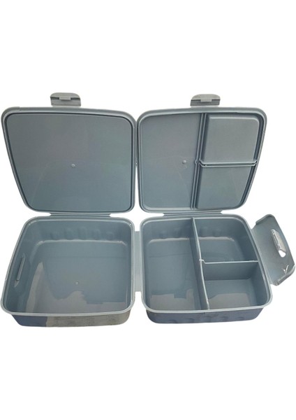 Beslenme Kutusu 4 Bölmeli Robot Buz Mavisi Renk Erkek Figürlü 1 Adet Yemek Saklama Kabı Beslenme Çantası modelleri