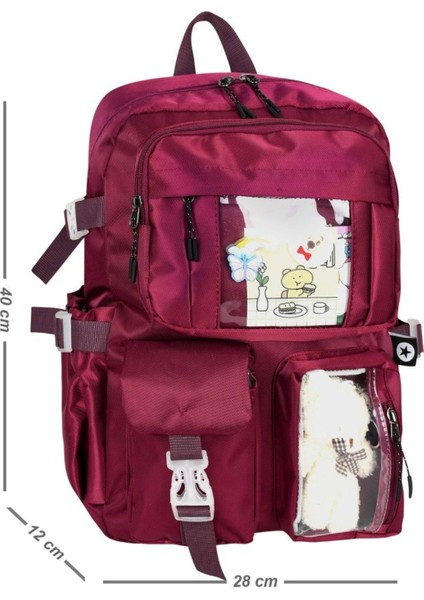 Okul Çantası Orta Sınıf Çok Gözlü Dayanıklı Kaliteli EN:28CMBOY:40CM GENIŞLIK:18CM