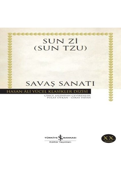 Savaş Sanatı - Hasan Ali Yücel Klasikleri