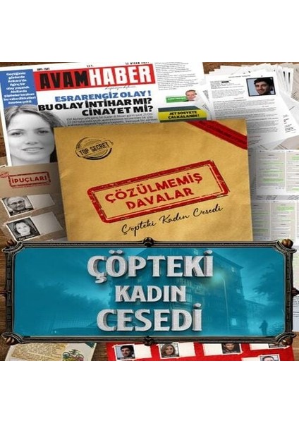 Çöpteki Kadın Cesedi - Dedektif Oyunu