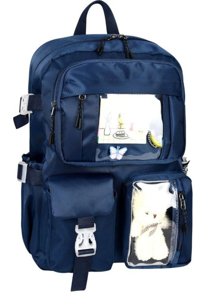 Okul Çantası Orta Sınıf Çok Gözlü Dayanıklı Kaliteli EN:28CMBOY:40CM GENIŞLIK:18CM