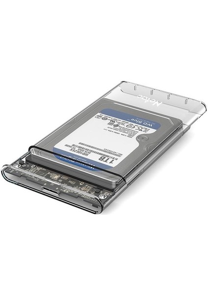 2.5" Şeffaf Disk Kutusu Sata To USB 3.0 HDD - NT07WH11-30B0
