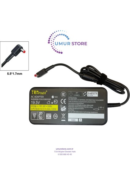 Aspire 7 A715-75G Notebook Adaptörü
