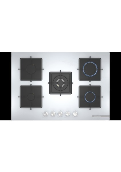 PNQ7B2O12O Wok Gözlü Ankastre Ocak Beyaz