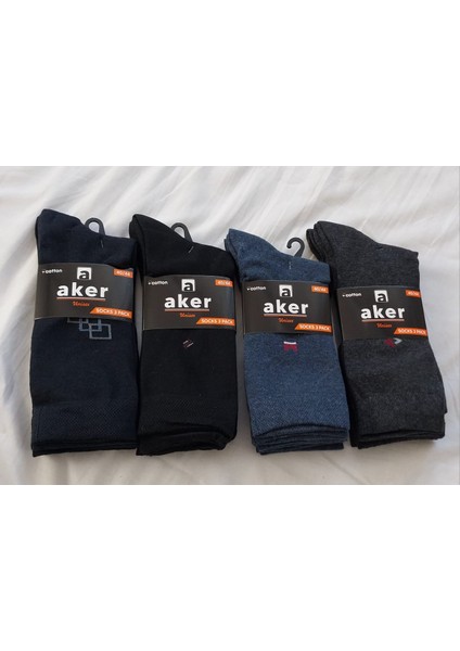 Aker Erkek Dikişsiz Pamuk Çorap 3'lü fiyatları