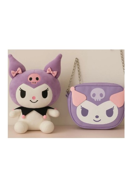 Kuromi Peluş Oyuncak ve Deri Çanta Ikisi Bir Arada Geliyo Üretici Firma