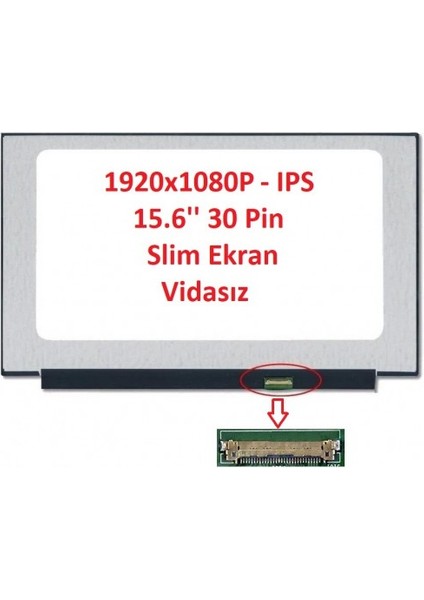 Nion Lenovo Ideapad S145-15IGM LCD Ekran - Panel (15.6" Slim LED 30 Pin Full Hd Ips)Ekran Bandı Yanında Verilmektedir.