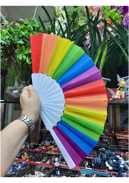 Gökkuşağı Yelpaze – Love 🌈 (23 cm / 43 Cm, 46 Gr) modelleri