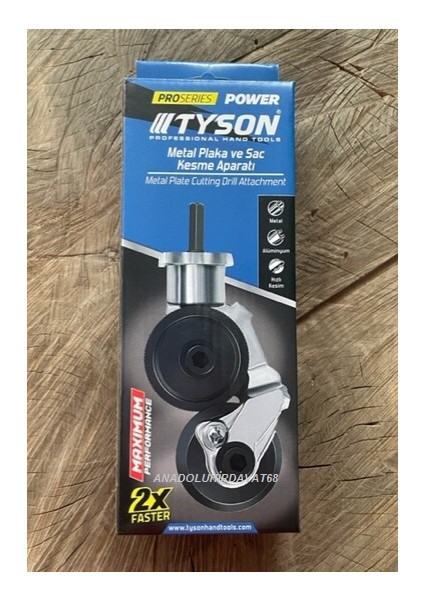 Tys Matkaba Uyumlu Sac Kesme Makinası Matkaba Takılan Sac Kesme Aparatı