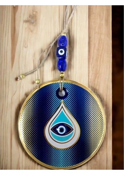 Puantiyeli Damla Desen Nazar Boncuklu Duvar Süsü Gözlü Duvar Dekoru