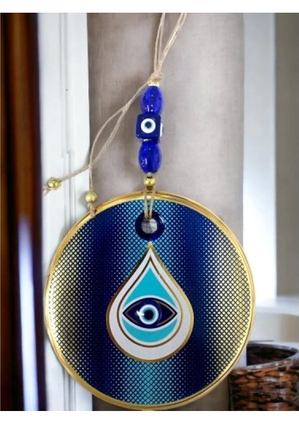 Puantiyeli Damla Desen Nazar Boncuklu Duvar Süsü Gözlü Duvar Dekoru fiyatları