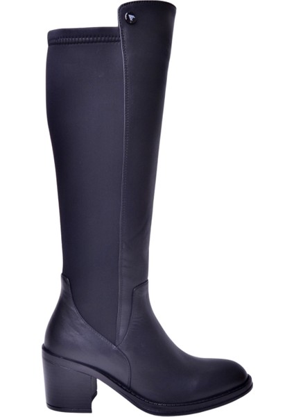 Kadın Deri Strejli Çizme 26104750K fiyatları