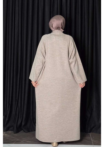 Cep Detaylı Triko Hırka 18313 Vizon fiyatları