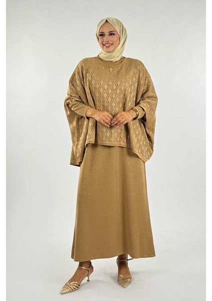 Dantel Desenli Panço 18325 Vizon