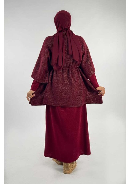 Sim Detaylı Cepli Panço 18332 Bordo fiyatları