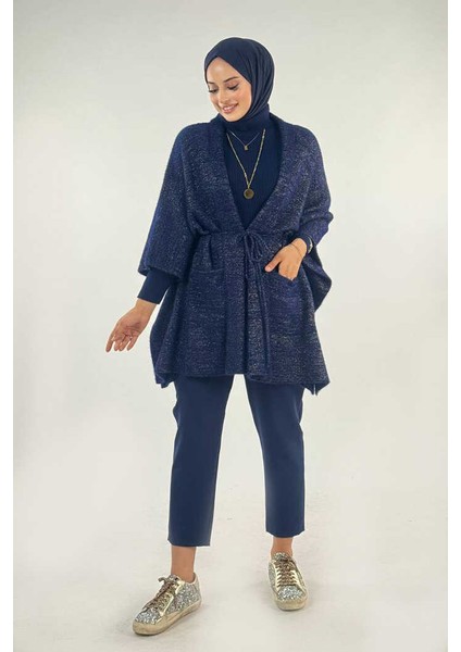 Sim Detaylı Cepli Panço 18332 Laci-Gold