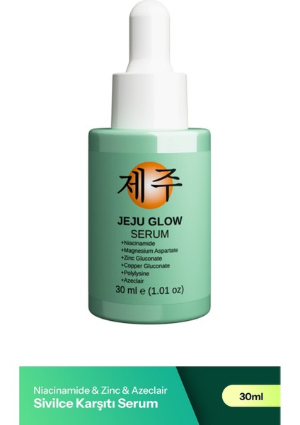 Yağlanma Akne ve Siyah Nokta Karşıtı Serum 30 ml