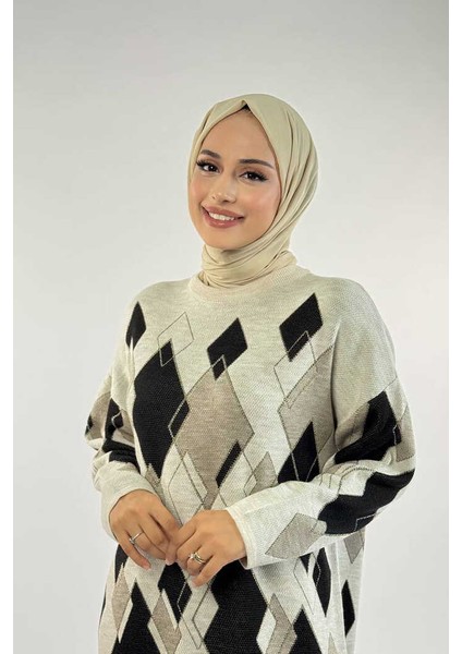 Geometrik Desen Tunik 18316 Taş fırsatları