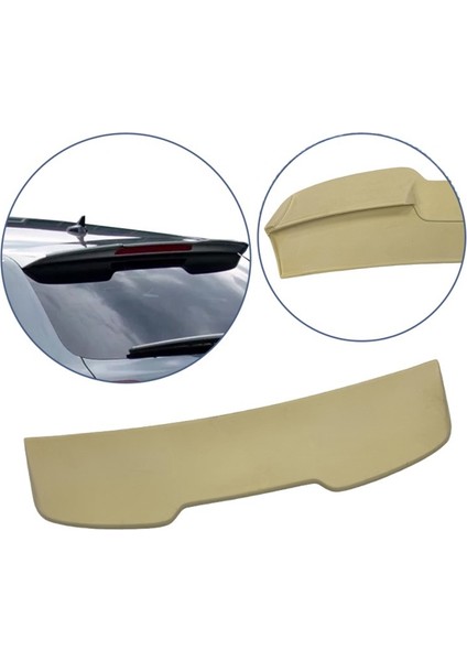 Audi A3 8p 5-Kapı Rs3 Stil Spoyler 2003 2012 Parlak Siyah