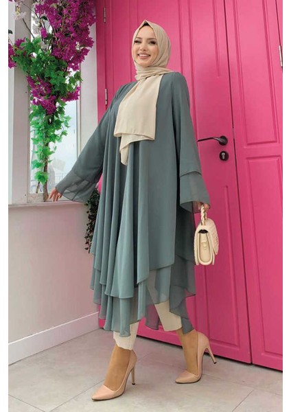 Kat Detaylı Tunik 3988 Mint fiyatları