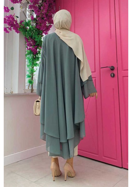 Kat Detaylı Tunik 3988 Mint modelleri