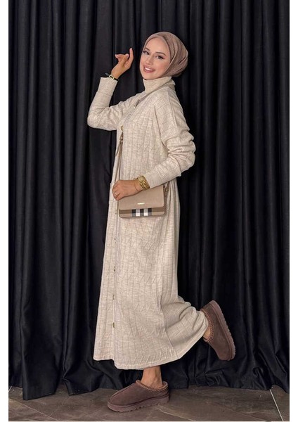 Desenli Triko Hırka 18207 Taş modelleri