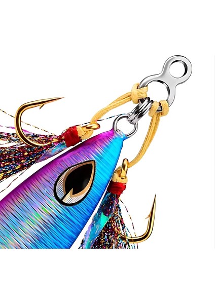 Strıke 15 Adet (L) Boy, Iki Gözlü,çift,double,sekiz Şekilli Solid Jig,asist,halka modelleri