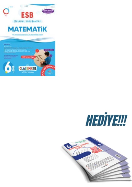 Okyanus 6 Classmate 2025-26 Matematik Soru Bankası -6.sınıf Kurumsal Deneme Hediyeli!!